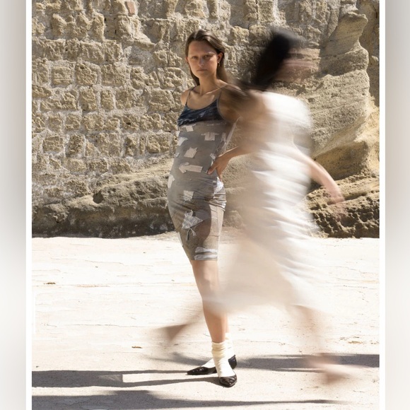 Paloma Wool x Riccardo Maria Chiacchio ‘ Maria ‘ Front Back Reversible Dress - Picture 2 of 10